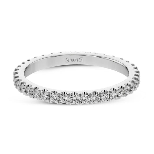 Eternity Wedding Band in 18k Gold with Diamonds LR2199-B-ET WHITE 18K BAND