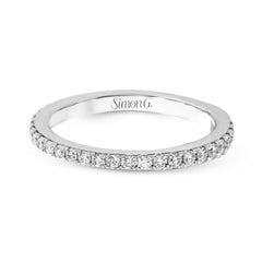 Eternity Wedding Band in 18k Gold with Diamonds MR1840-A-B-ET WHITE 18K BAND