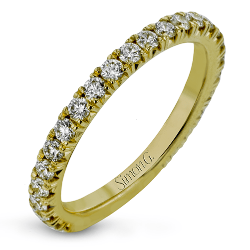 Eternity Wedding Band in 18k Gold with Diamonds MR2132-B-ET WHITE 18K BAND