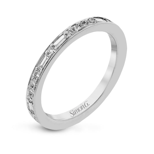 Eternity Wedding Band in 18k Gold with Diamonds MR2220-B-ET WHITE 18K BAND