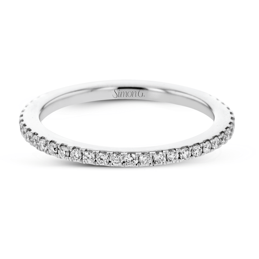 Eternity Wedding Band in 18k Gold with Diamonds MR2459-B-ET_WHITE_18K_BAND