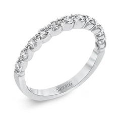 Eternity Wedding Band in 18k Gold with Diamonds MR2477-B-ET WHITE 18K BAND