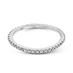 Eternity Wedding Band in 18k Gold with Diamonds TR128-B-ET WHITE 18K BAND