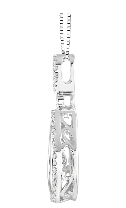 Parkplace Jewelers Pear Shape Emotion Diamond Pendant 69214PPFHPDWG