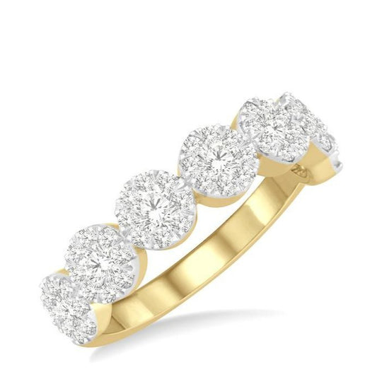 Parkplace Jewelers Round Shape 7 Stone Lovebright Essential Diamond Wedding Band 152D2PPFGYW