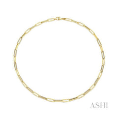 ASHI Paper Clip Diamond Fashion Necklace 99612PPFHNKYG