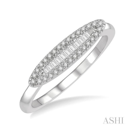 ASHI Stackable Petite Baguette Diamond Fashion Ring 333A7PPTGWG