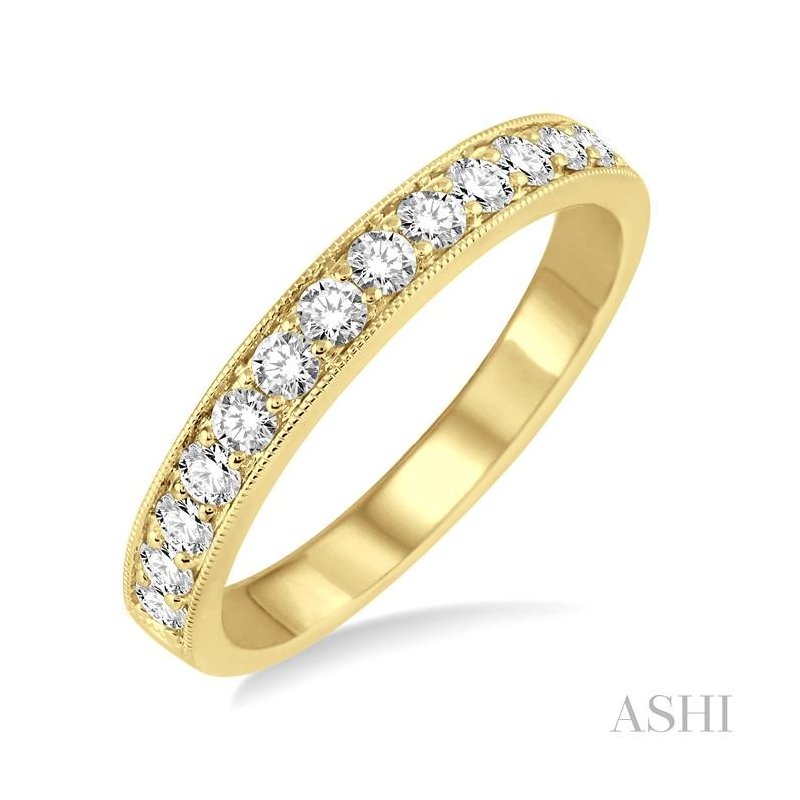 ASHI Diamond Wedding Band 33332PPFGYG