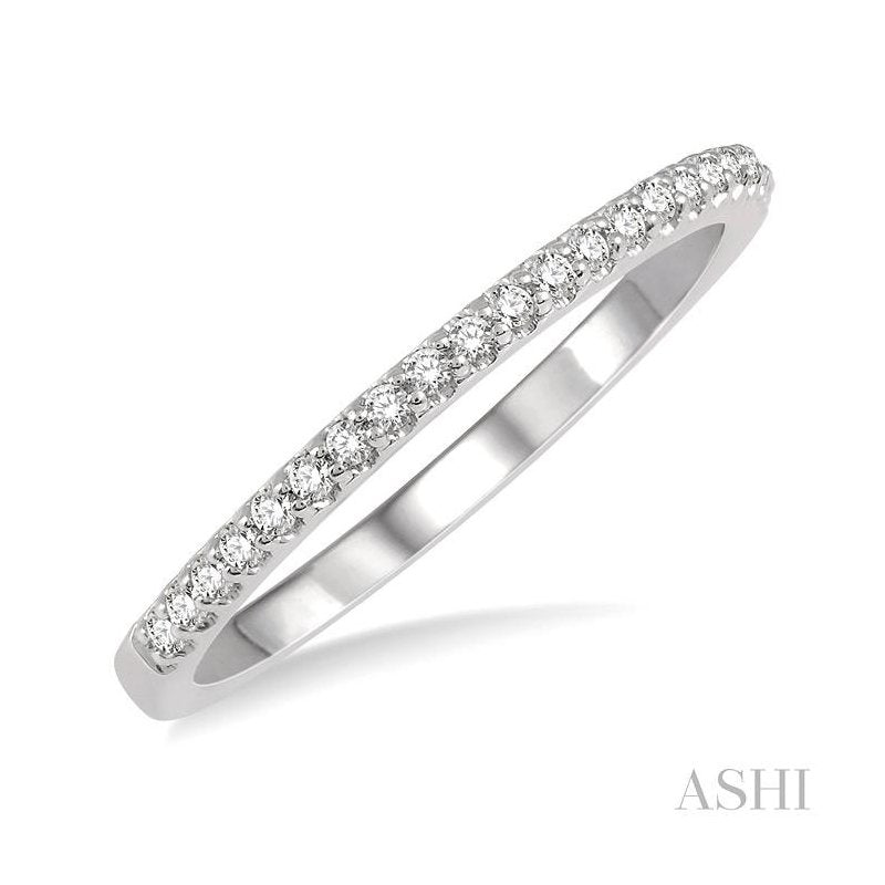 ASHI Diamond Wedding Band 241G9PPFHWG-WB