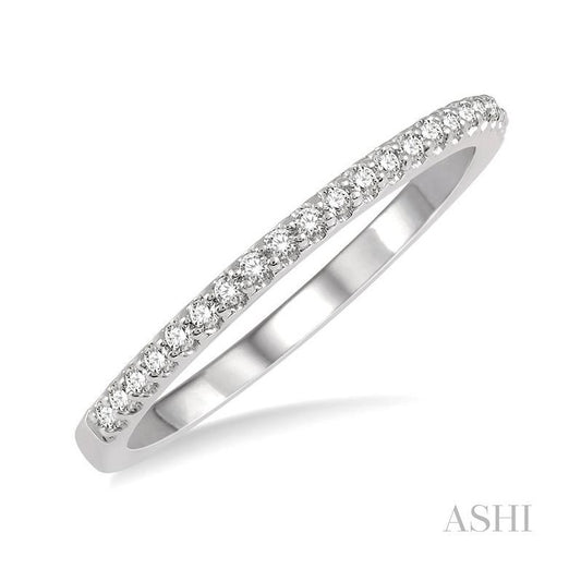 ASHI Diamond Wedding Band 241G9PPFHWG-WB