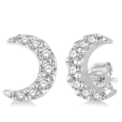 Parkplace Jewelers Crescent Petite Diamond Fashion Earrings 642A9PPTSERWG