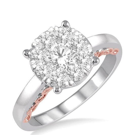 Parkplace Jewelers Round Shape Lovebright Essential Diamond Ring 131E1PPFVWP