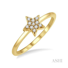 ASHI Stackable Star Petite Diamond Fashion Ring 388A9PPFSYG