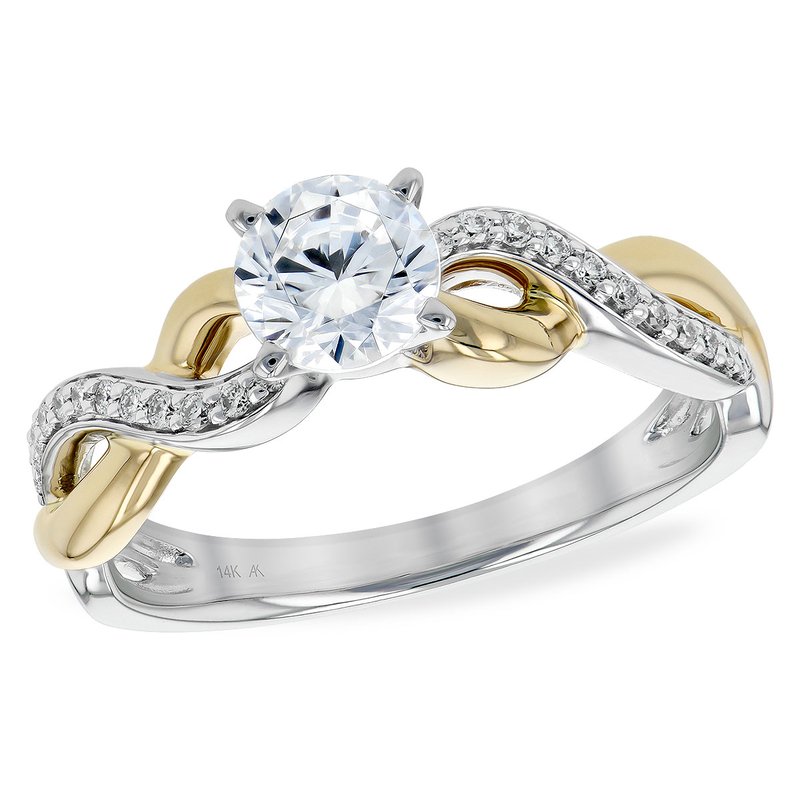 Allison Kaufman 14KT Gold Semi-Mount Engagement Ring H222-80405