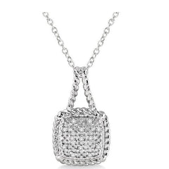 Parkplace Jewelers Silver Diamond Pendant 86429PPSSSLPD