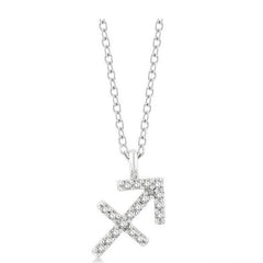 Parkplace Jewelers Sagittarius Zodiac Diamond Pendant 635Y9PPTSPDWG-SAGI