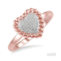 ASHI Heart Shape Diamond Fashion Ring 11069PPTSPG