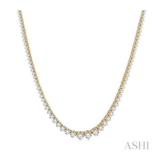 ASHI Riviera Diamond Necklace 992JMPPFGNKYG-10