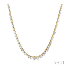 ASHI Riviera Diamond Necklace 992JMPPFGNKYG-10