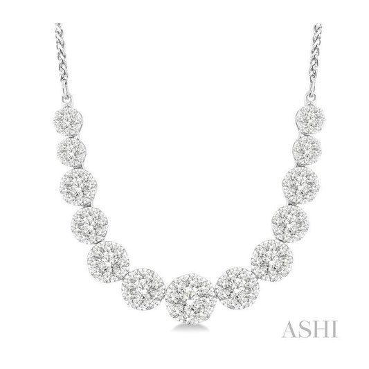 ASHI Lovebright Essential Diamond Smile Necklace 99362PPFVNKWG