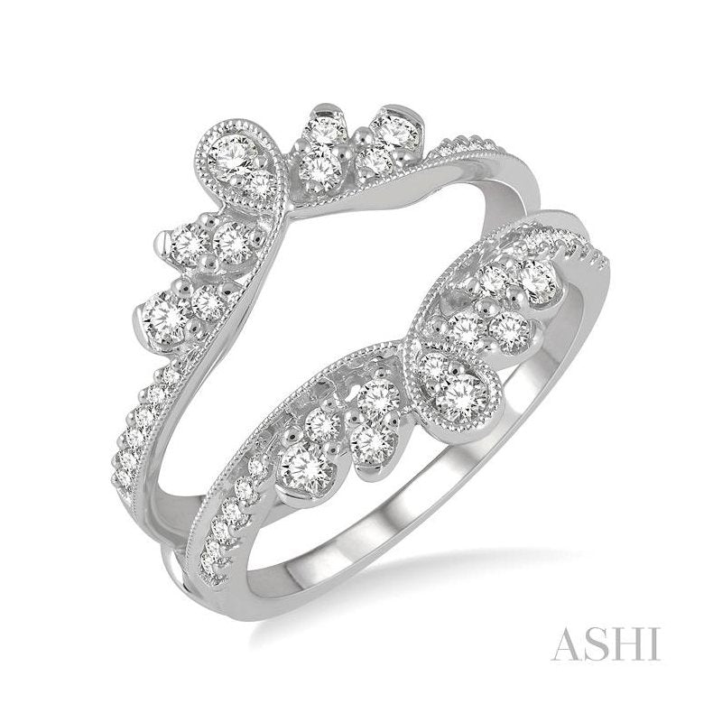 ASHI Diamond Insert Ring 29733PPFHWG