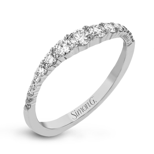 Fashion Ring In 18k Gold With Diamonds LR1091 WHITE 18K X