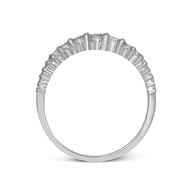 Fashion Ring In 18k Gold With Diamonds LR1091 WHITE 18K X