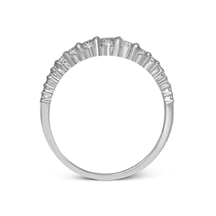 Fashion Ring In 18k Gold With Diamonds LR1091 WHITE 18K X