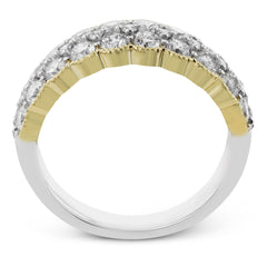 Fashion Ring in 18k Gold With Diamonds LR3032 WHITE 18K X 2T