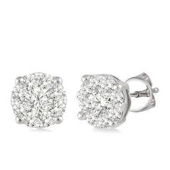 Parkplace Jewelers Round Shape Lovebright Essential Diamond Stud Earrings 91751PPFGERWG