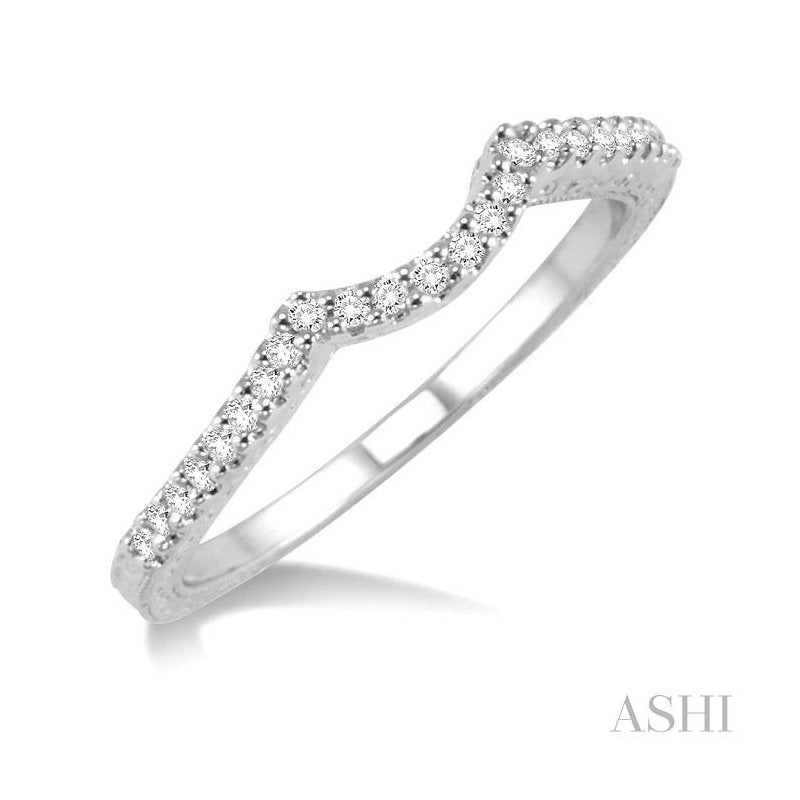 ASHI Diamond Wedding Band 26718PPFVWG-WB