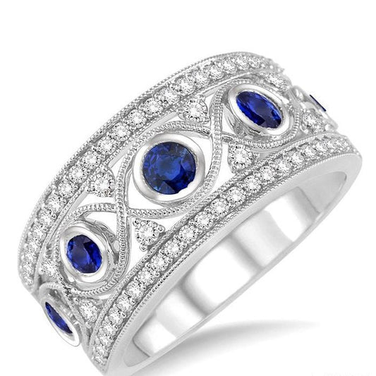 Parkplace Jewelers Gemstone & Diamond Fashion Band 34173PPFHSPWG