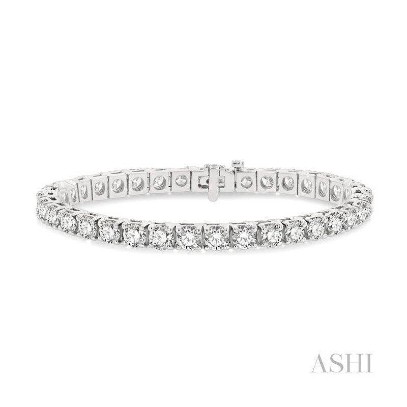 ASHI Diamond Tennis Bracelet 7016MPPFGWG-12.00