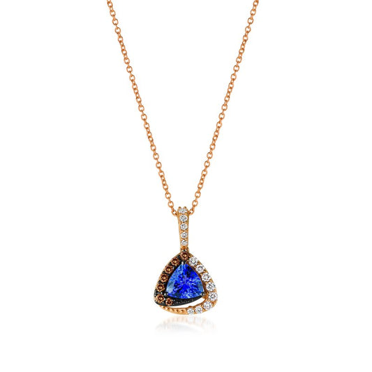 Le Vian 14K Strawberry Gold® Blueberry Tanzanite® 5/8 cts. Pendant TRKA 91