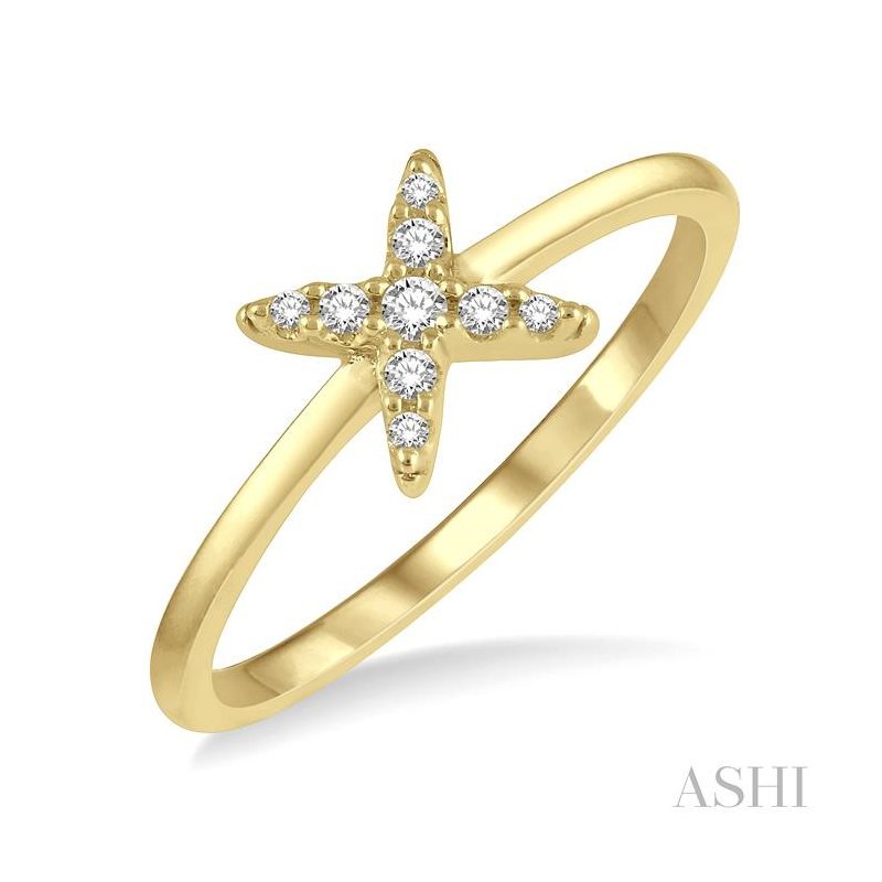 ASHI Stackable Northern Star Petite Diamond Fashion Ring 388B9PPTSYG