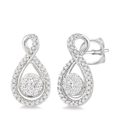 Parkplace Jewelers Round Shape Lovebright Diamond Earrings 94903PPFVERWG