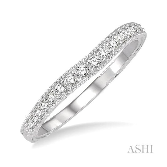 ASHI Diamond Wedding Band 25887PPFVWG-WB