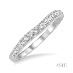 ASHI Diamond Wedding Band 25887PPFVWG-WB