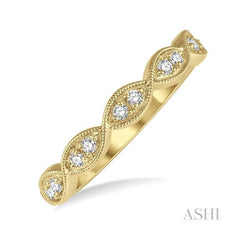 ASHI Stackable Diamond Wedding Band 304A8PPFHYG