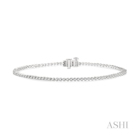 ASHI Diamond Tennis Bracelet 70721PPFGWG