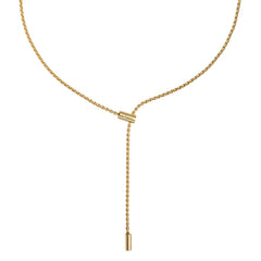 Fope Aria 18ct Yellow Gold 0.01ct Diamond Adjustable Slider Necklace 89103FX_BB_G_GGX_041