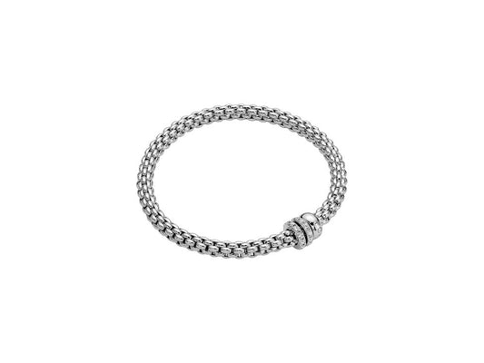 Fope Solo 18ct White Gold 0.56ct Diamond Bracelet 62506BX_PB_B_BBB_0XS