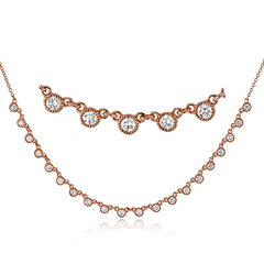 Simon G. Fashion Harmonie Necklace in 18k Gold with Diamonds LP4668_WHITE_18K_X_WHITE