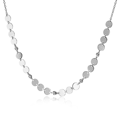 Simon G. Fashion Harmonie Necklace in 18k Gold with Diamonds LP4774 WHITE 18K X