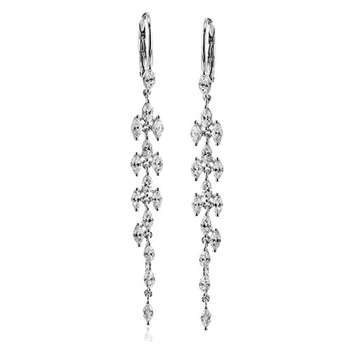 Ice Drop Earrings in 18k Gold with Diamonds LE4720 WHITE 18K X WHITE