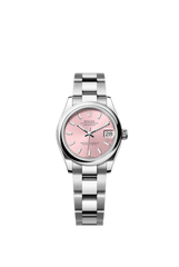 Rolex Oyster Perpetual Datejust 31 in Oystersteel features a pink dial and an Oyster bracelet 278240-Pink 1