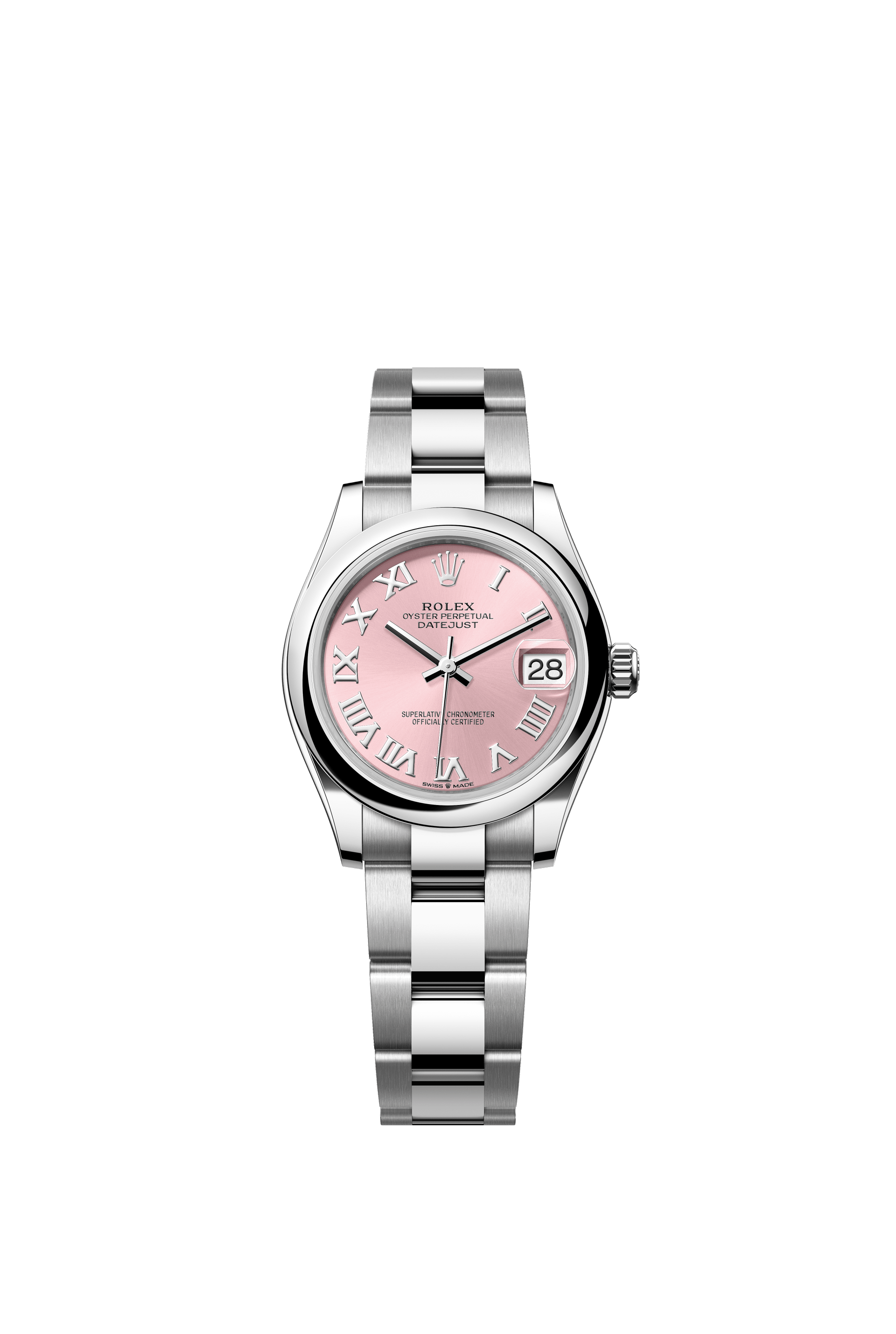 Rolex Oyster Perpetual Datejust 31 in Oystersteel features a pink dial and an Oyster bracelet 278240-Pink 3