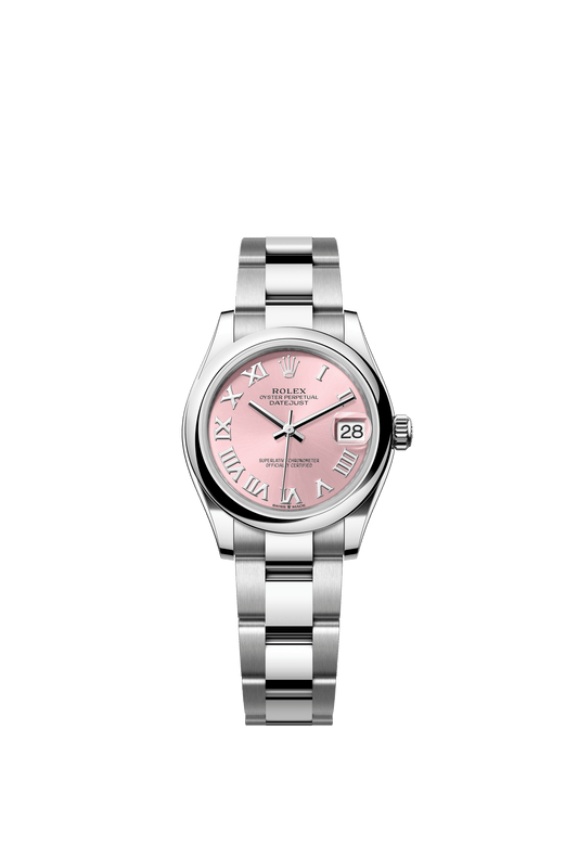 Rolex Oyster Perpetual Datejust 31 in Oystersteel features a pink dial and an Oyster bracelet 278240-Pink 3