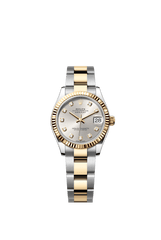 Rolex Oyster Perpetual Datejust 31 in Oystersteel and yellow gold features a silver, diamond-set dial and an Oyster bracelet 278273-Silver