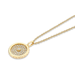Tetra Pavé Bezel Medallion P397